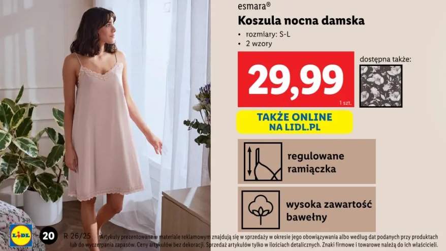 koszula nocna damska