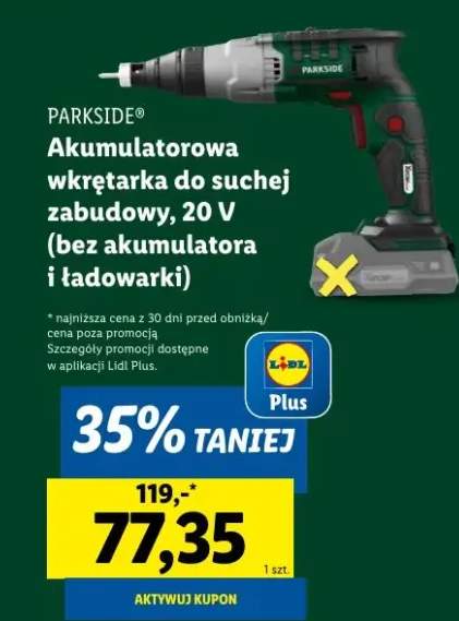 wkrętarka akumulatorowa