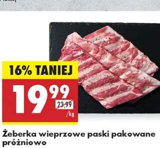 żeberka wieprzowe
