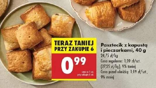 pasztecik z pieczarkami