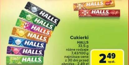 cukierki Halls
