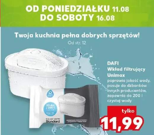 wkład filtrujący