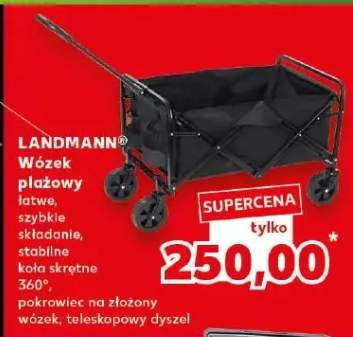 wózek plażowy