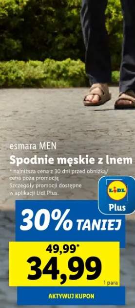 spodnie męskie