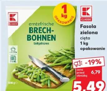 fasolka szparagowa mrożona