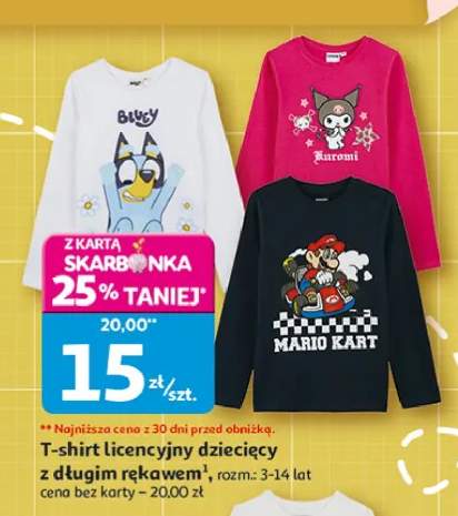 bluzka z długim rękawem dziecięca