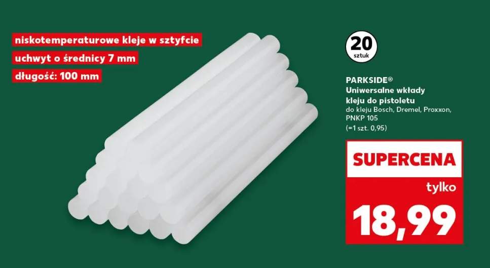 wkład do pistoletu do klejenia