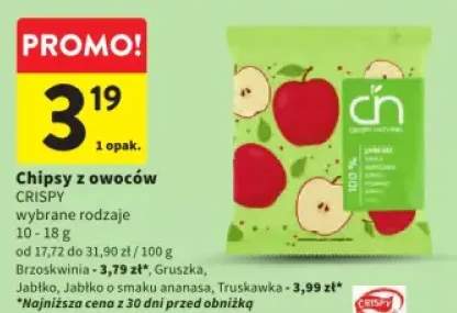 chipsy owocowe