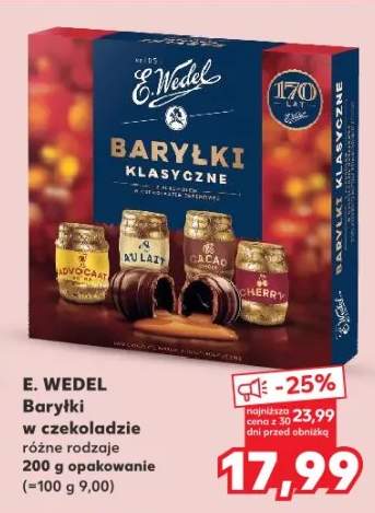 baryłki czekoladowe