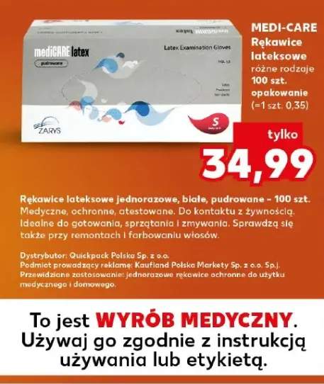 rękawiczki lateksowe