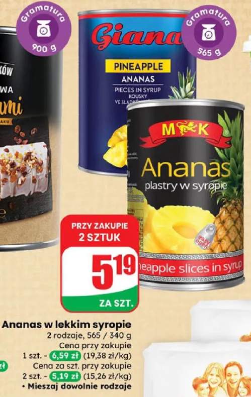 ananas w puszce
