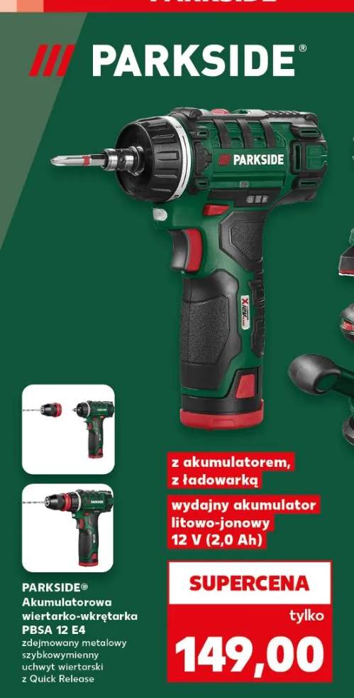 wiertarko-wkrętarka akumulatorowa