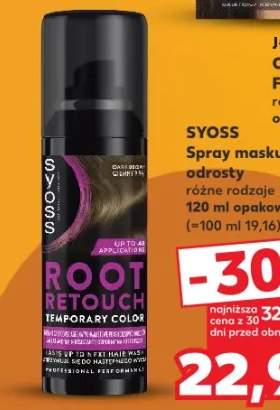 spray maskujący odrosty