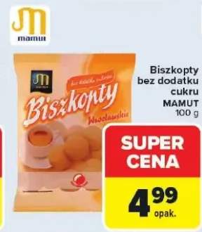 biszkopty bez cukru