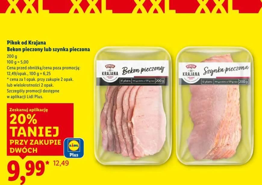 bekon pieczony