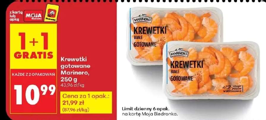 krewetki gotowane