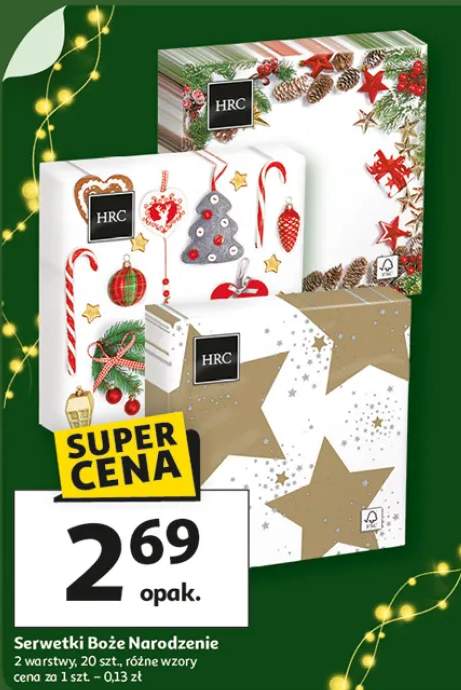 serwetki bożonarodzeniowe