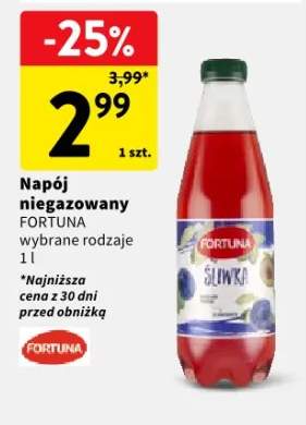 napój niegazowany