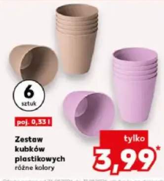 kubki plastikowe