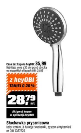 słuchawka prysznicowa