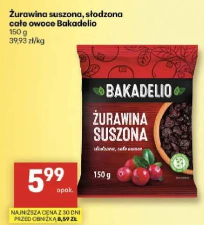 żurawina suszona