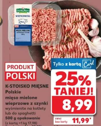 mięso mielone wieprzowe