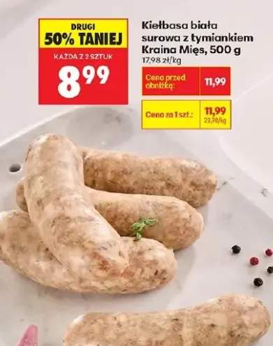 kiełbasa biała surowa