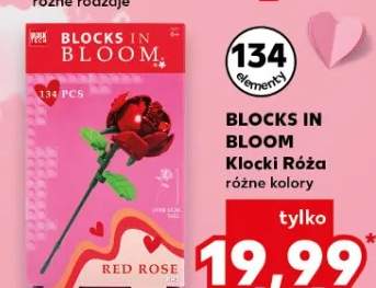 Klocki róża różne kolory