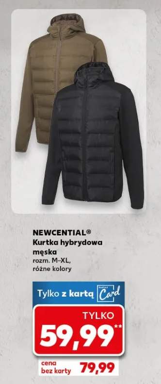 Kurtka hybrydowa męska