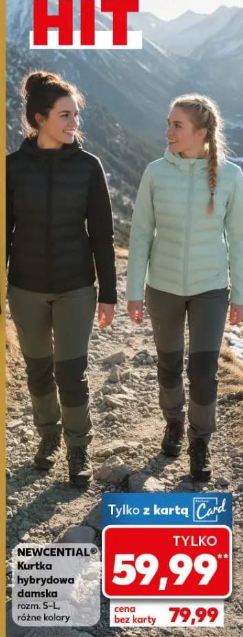 Kurtka hybrydowa damska