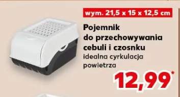 Pojemnik do przechowywania cebuli i czosnku