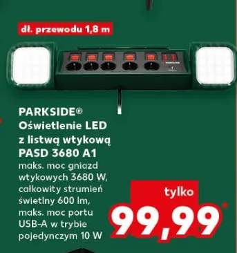 Oświetlenie LED z listwą wtykową PASD 3680 A1