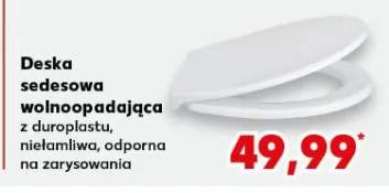 Deska sedesowa wolnoopadająca z duroplastu, nieżółknąca, odporna na zarysowania