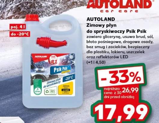 Zimowy płyn do spryskiwaczy Psik Psik