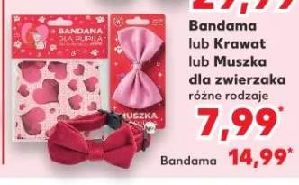 Bandama lub krawat lub muszka dla zwierzaka różne rodzaje