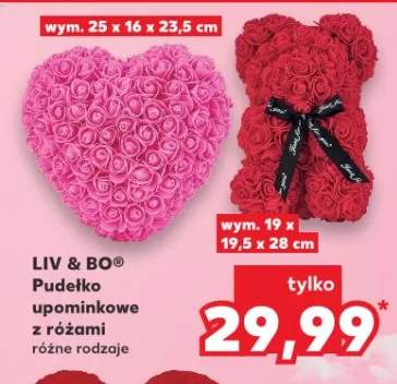 Pudełko upominkowe z różami różne rodzaje
