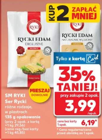 Ser żółty różne rodzaje, w plastrach