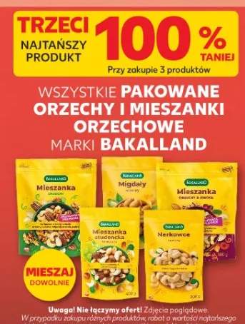 Pakowane orzechy i mieszanki orzechowe różne rodzaje
