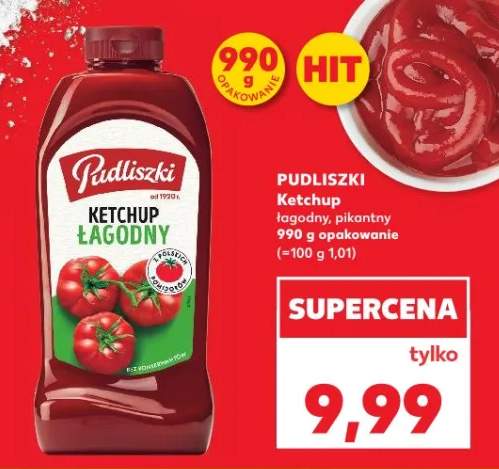 Ketchup łagodny, pikantny