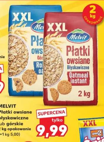 Płatki owsiane błyskawiczne lub górskie