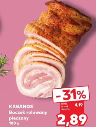 Boczek rolowany pieczony