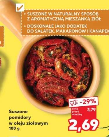 Pomidory suszone w oleju ziołowym