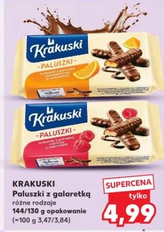 Paluszki z galaretką różne rodzaje