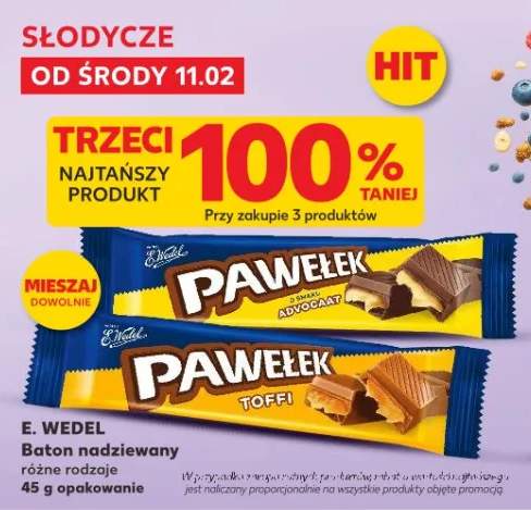 Baton nadziewany różne rodzaje