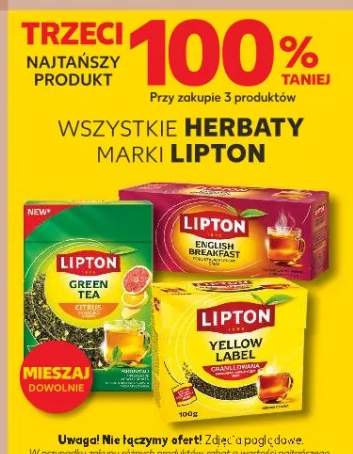 Herbaty marki Lipton