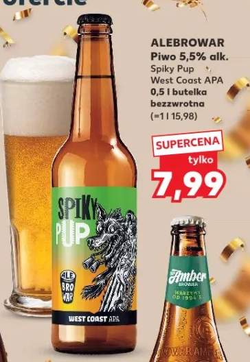 Piwo Alebrowar Spiky Pup West Coast