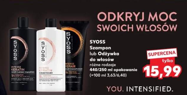 Szampon lub odżywka do włosów różne rodzaje 440/250ml opakowanie