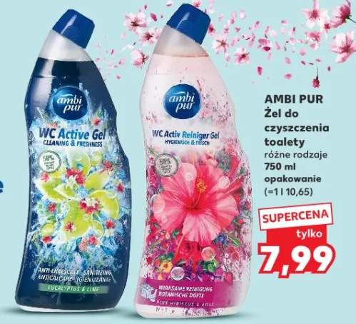 Żel do czyszczenia toalety różne rodzaje 750ml opakowanie