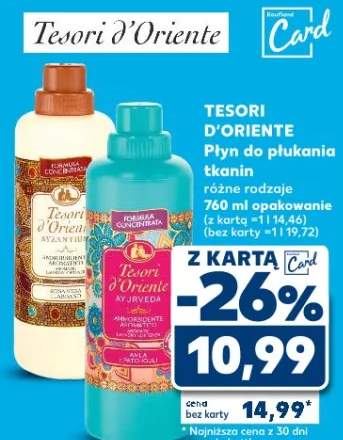 Płyn do płukania tkanin różne rodzaje 760ml opakowanie