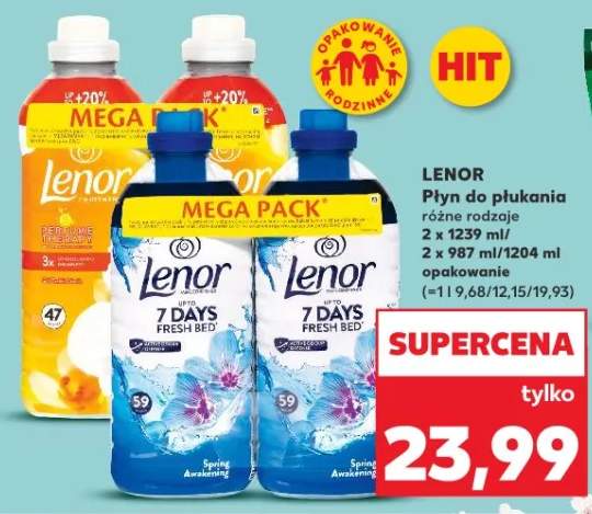 Płyn do płukania różne rodzaje 2 x 1239ml/ 2 x 987ml/1204ml opakowanie